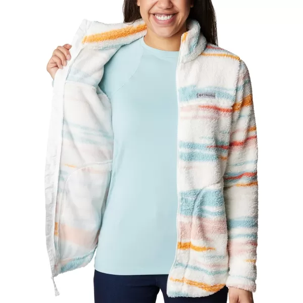 Columbia Womens West Bend Full ZipSea Salt Skyscape