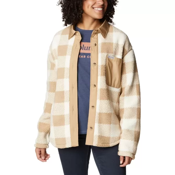 Columbia Womens West Bend Shirt JacketBeach Check Print