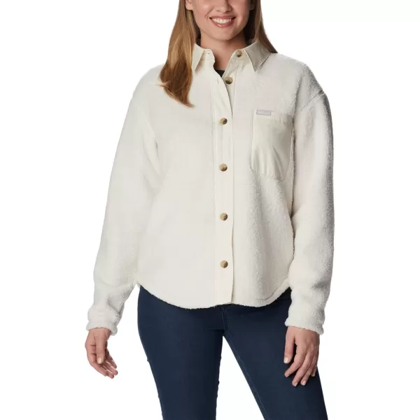 Columbia Womens West Bend Shirt JacketChalk