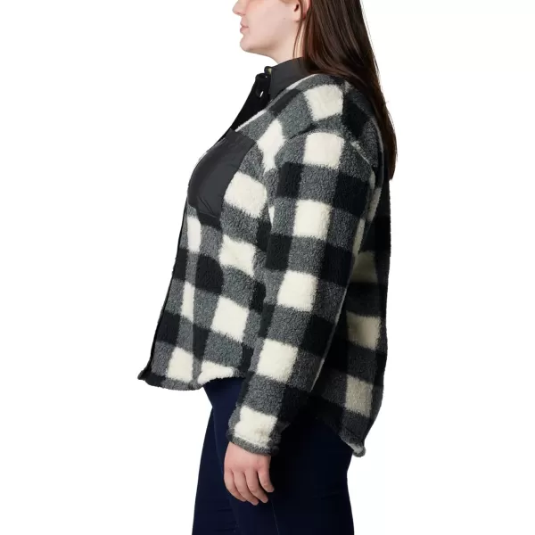 Columbia Womens West Bend Shirt JacketChalk Check Print