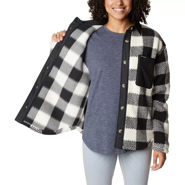 Columbia Womens West Bend Shirt JacketChalk Check Print