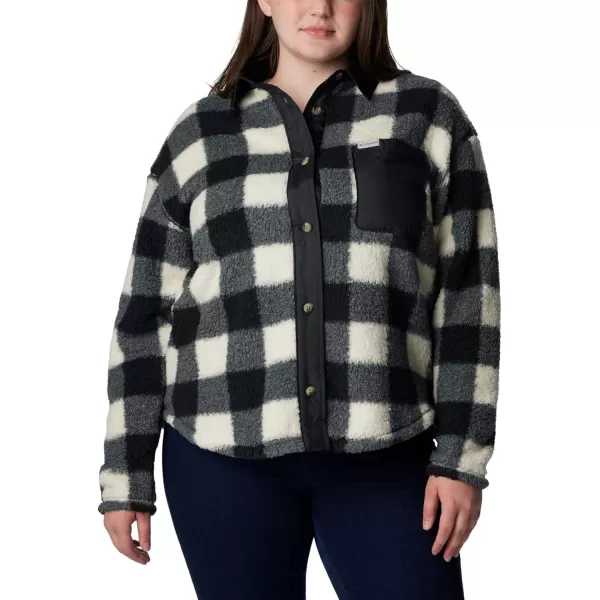 Columbia Womens West Bend Shirt JacketChalk Check Print