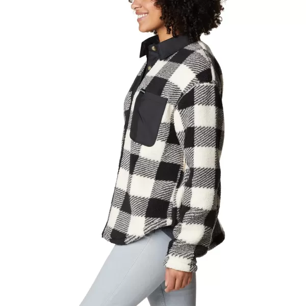 Columbia Womens West Bend Shirt JacketChalk Check Print