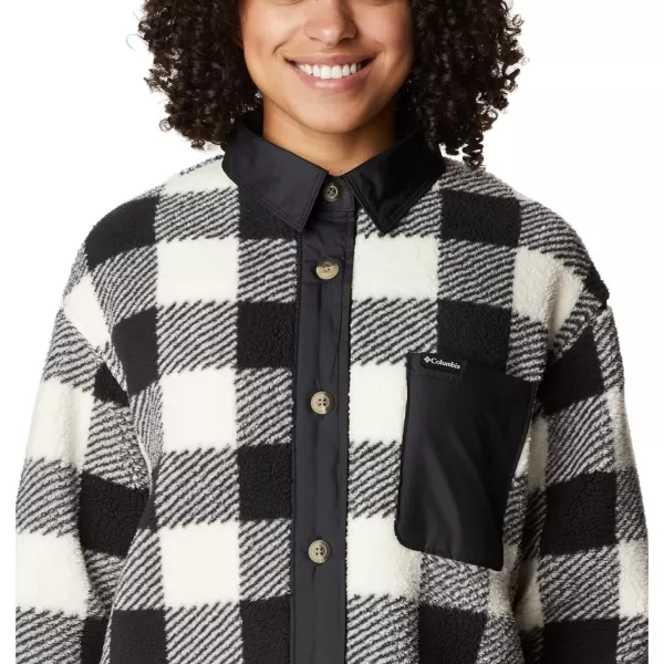 Columbia Womens West Bend Shirt JacketChalk Check Print