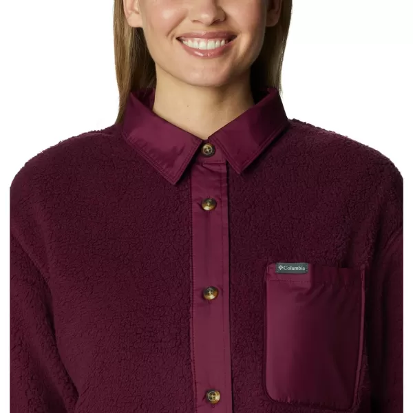 Columbia Womens West Bend Shirt JacketMarionberry