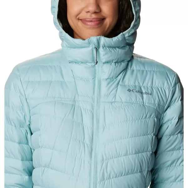 Columbia Womens Westridge Hooded Down JacketAqua Haze