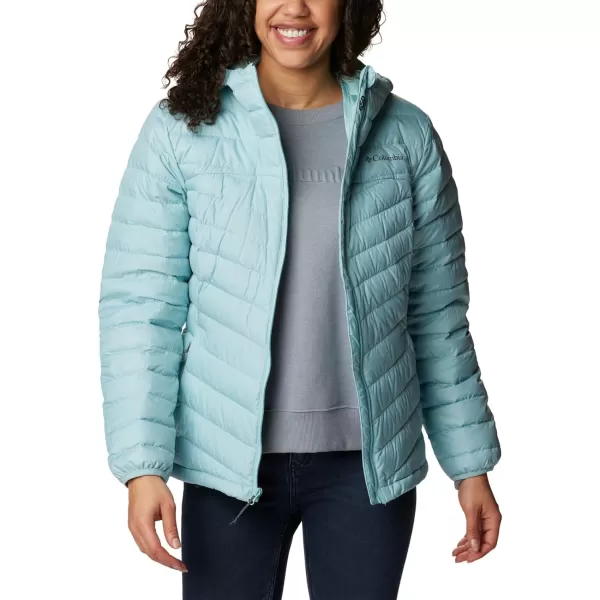 Columbia Womens Westridge Hooded Down JacketAqua Haze