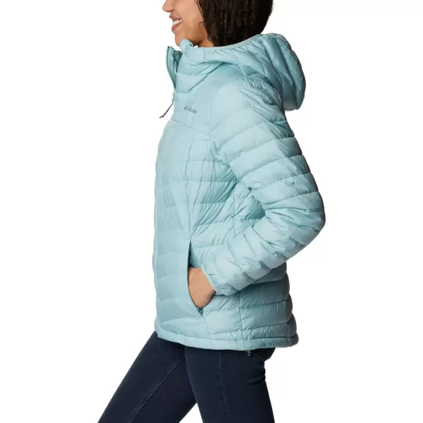 Columbia Womens Westridge Hooded Down JacketAqua Haze