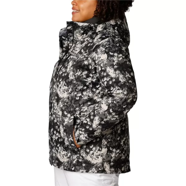 Columbia Womens Whirlibird IV Interchange Winter Jacket Waterproof amp BreathableBlack Iceblooms Print