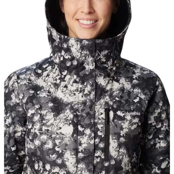 Columbia Womens Whirlibird IV Interchange Winter Jacket Waterproof amp BreathableBlack Iceblooms Print