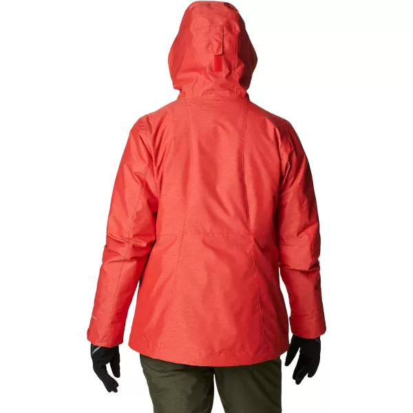 Columbia Womens Whirlibird IV Interchange Winter Jacket Waterproof amp BreathableBold Orange Crossdye