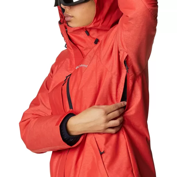 Columbia Womens Whirlibird IV Interchange Winter Jacket Waterproof amp BreathableBold Orange Crossdye