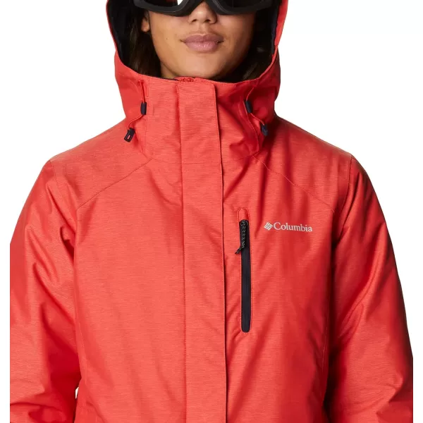 Columbia Womens Whirlibird IV Interchange Winter Jacket Waterproof amp BreathableBold Orange Crossdye