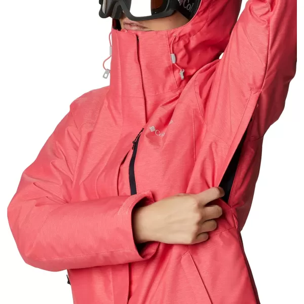 Columbia Womens Whirlibird IV Interchange Winter Jacket Waterproof amp BreathableBright Geranium Crossdye