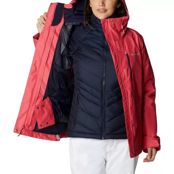 Columbia Womens Whirlibird IV Interchange Winter Jacket Waterproof amp BreathableBright Geranium Crossdye