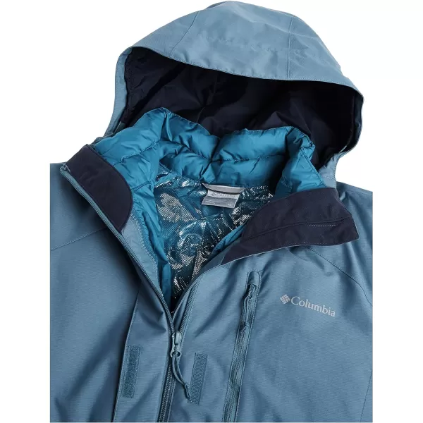 Columbia Womens Whirlibird IV Interchange Winter Jacket Waterproof amp BreathableCanyon Blue Cross Dye