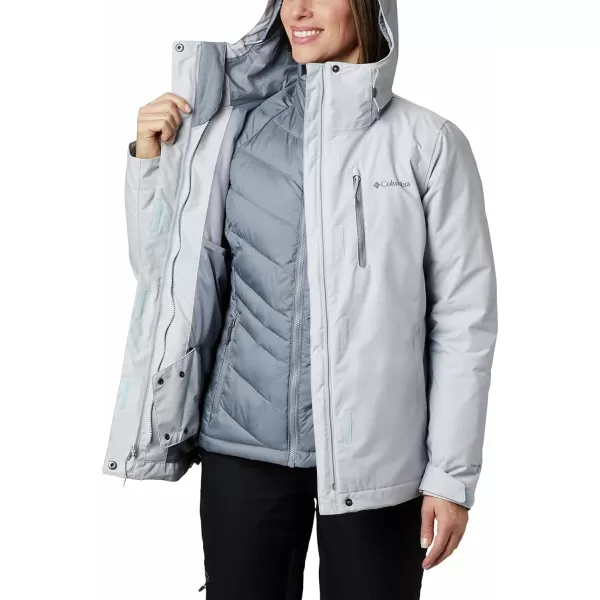 Columbia Womens Whirlibird IV Interchange Winter Jacket Waterproof amp BreathableCirrus Grey Crossdye