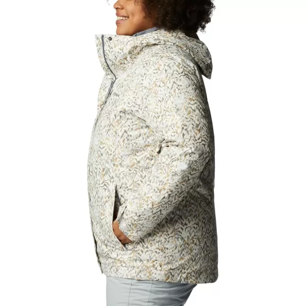Columbia Womens Whirlibird IV Interchange Winter Jacket Waterproof amp BreathableWhite Terrain Print