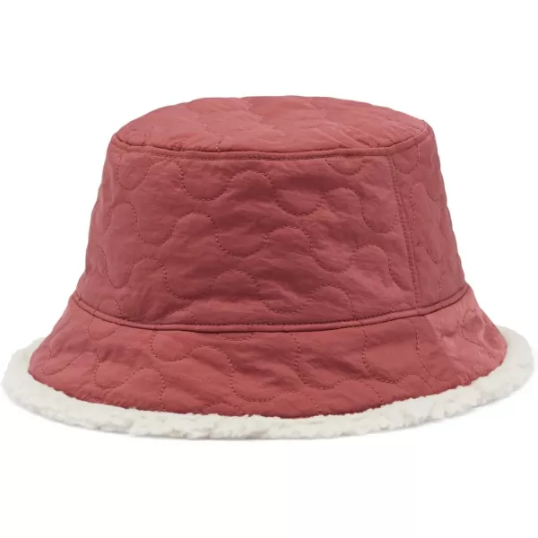 Columbia Womens Winter Pass Reversible Bucket HatBeetrootDark Stone