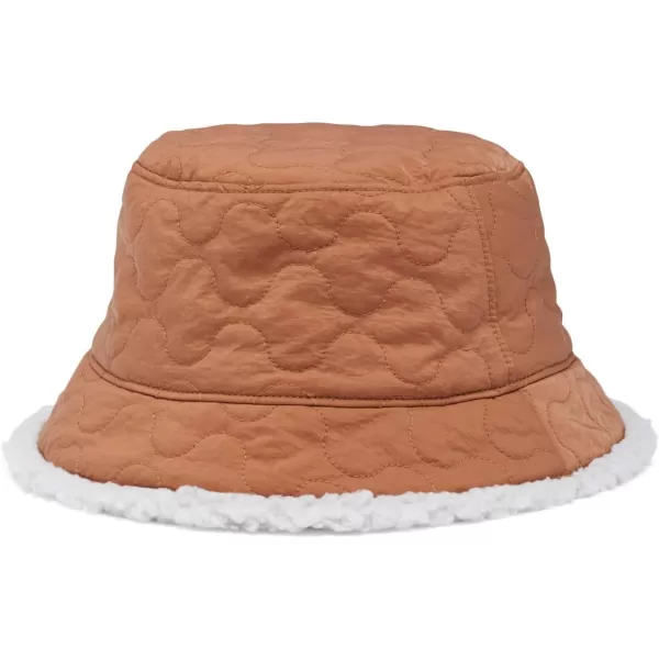 Columbia Womens Winter Pass Reversible Bucket HatCamel BrownDark Stone