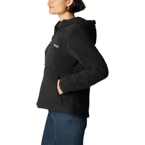 Columbia Womens Winter Pass Sherpa Hooded Full ZipBlack