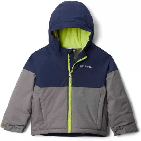 Columbia boys Alpine Actionnbspii JacketCity Grey HeatherCollegiate Navy