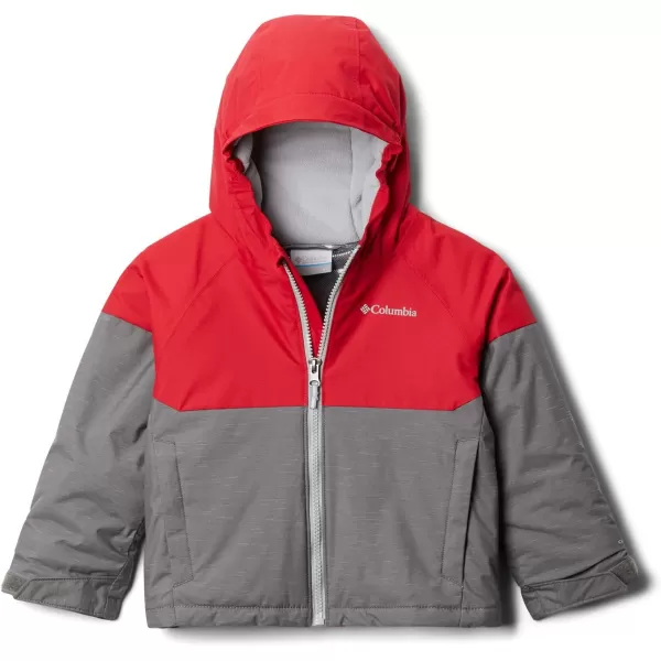 Columbia boys Alpine Actionnbspii JacketCity Grey HeatherMountain Red