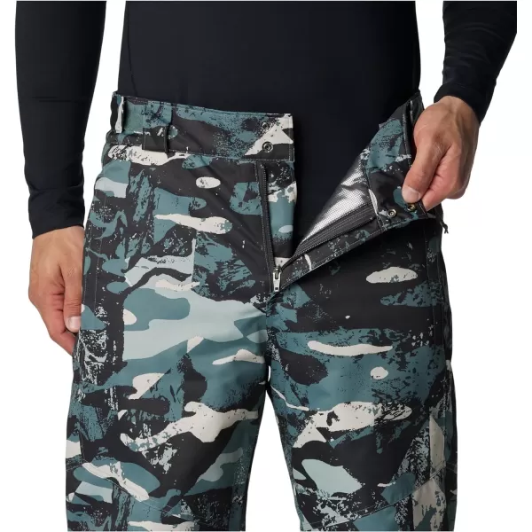 Columbia mens Bugaboo IV Snow PantMetal Geoglacial Print