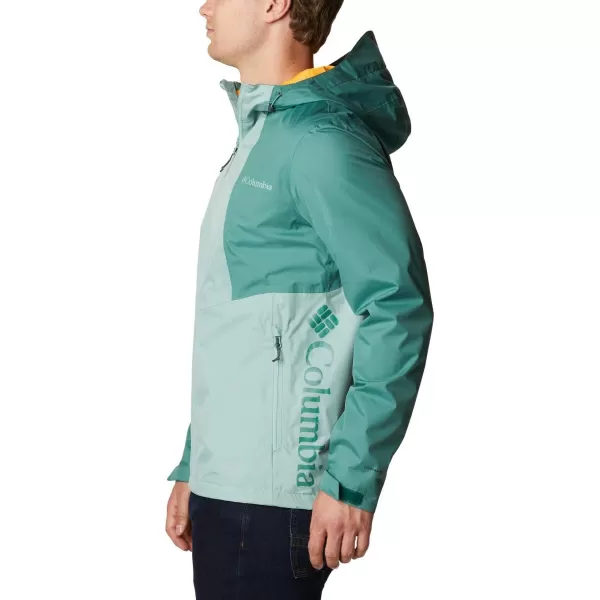 Columbia mens Inner Limits II JacketAqua ToneThyme Green