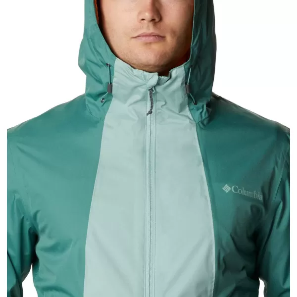 Columbia mens Inner Limits II JacketAqua ToneThyme Green