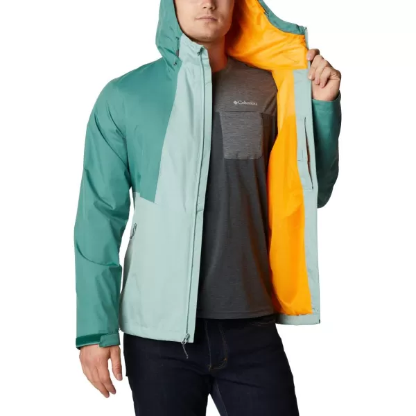 Columbia mens Inner Limits II JacketAqua ToneThyme Green