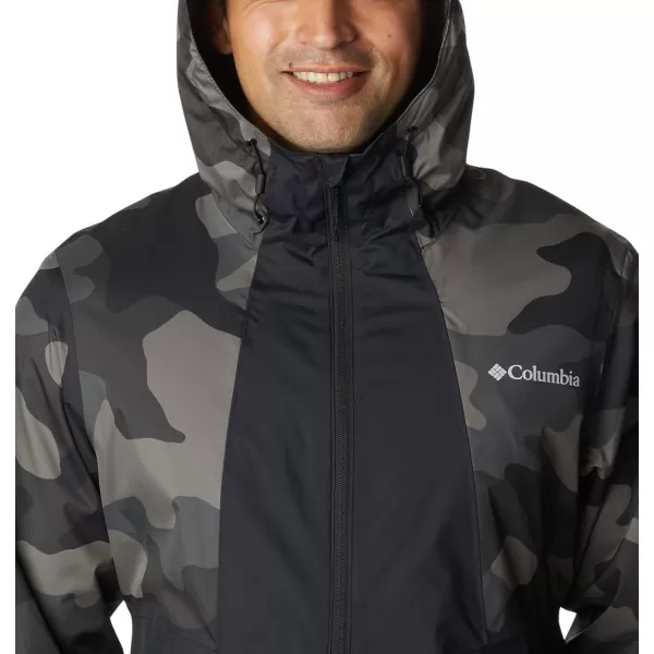 Columbia mens Inner Limits II JacketBlackBlack Mod Camo Print