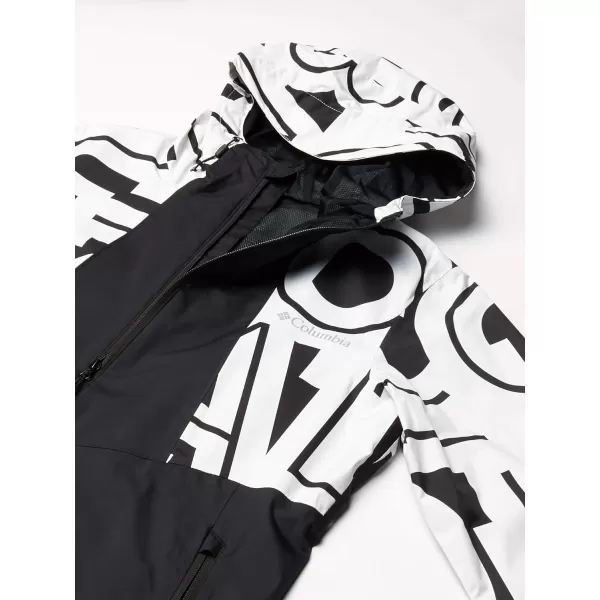 Columbia mens Inner Limits II JacketBlackWhite Typo