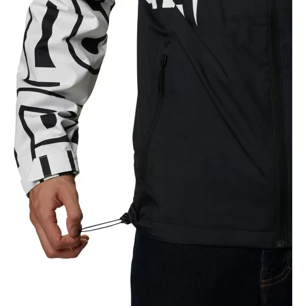 Columbia mens Inner Limits II JacketBlackWhite Typo