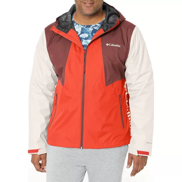 Columbia mens Inner Limits II JacketSpicyLight RaisinChalk