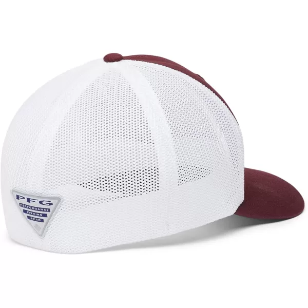 Columbia unisexadult Collegiate Pfg Mesh Ball CapVt  Deep Maroon