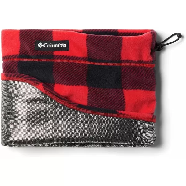 Columbia unisexadult Csc Ii Fleece GaiterMountain Red Check Print