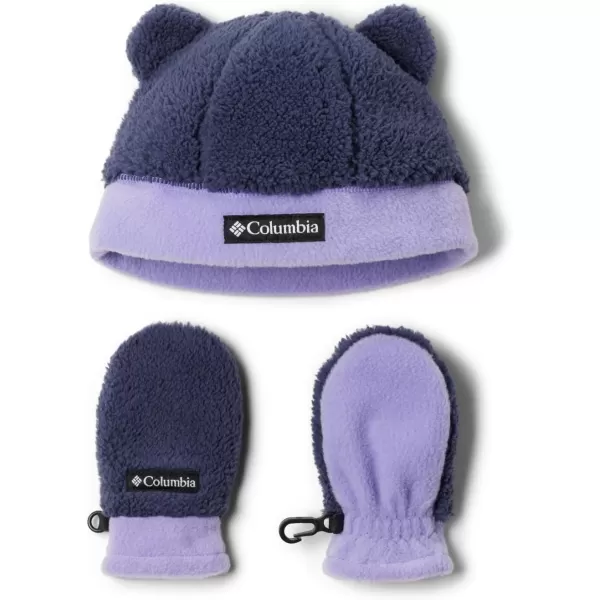 Columbia unisexbaby Toddler Rugged Ridge Beanie and MittenBeanie HatNocturnal Paisley Purple