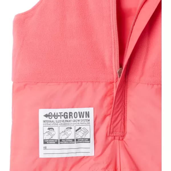 Columbia unisexchild Snowslope Ii Bib SnowpantBright Geranium