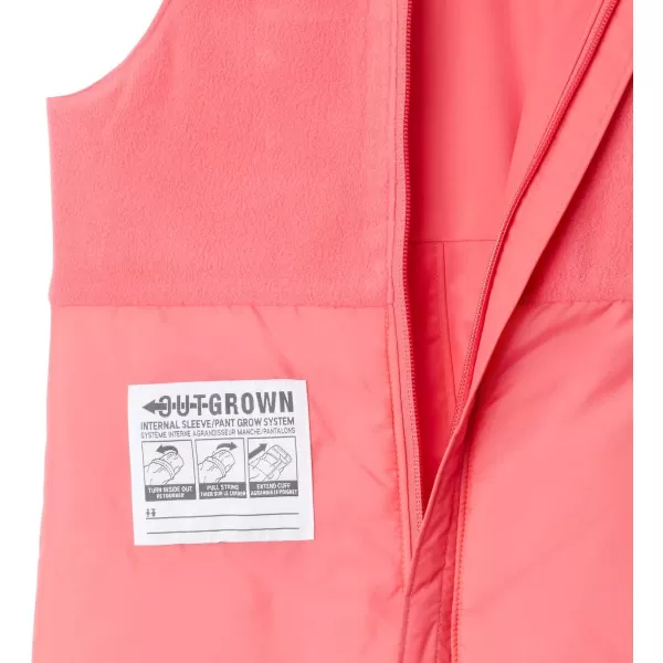 Columbia unisexchild Snowslope Ii Bib SnowpantBright Geranium