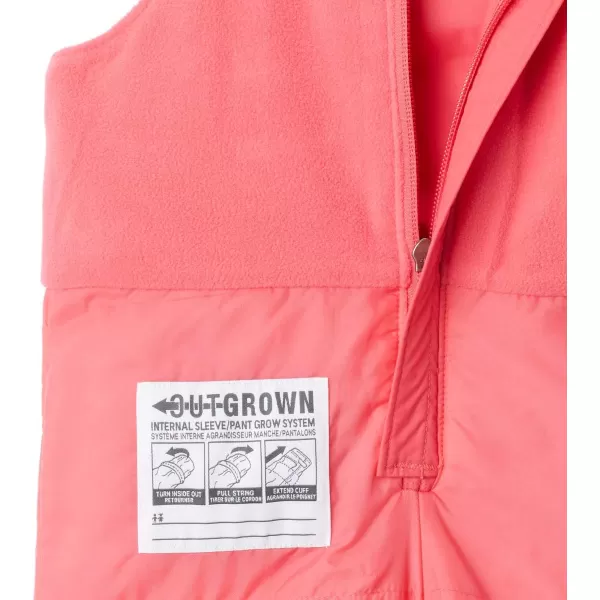 Columbia unisexchild Snowslope Ii Bib SnowpantBright Geranium