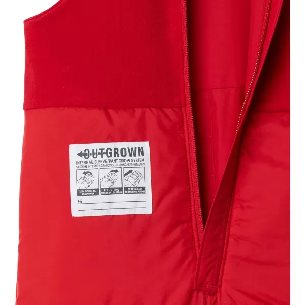 Columbia unisexchild Snowslope Ii Bib SnowpantMountain Red