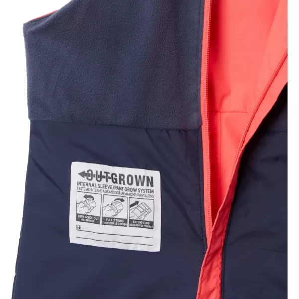 Columbia unisexchild Snowslope Ii Bib SnowpantNeon Sunrise