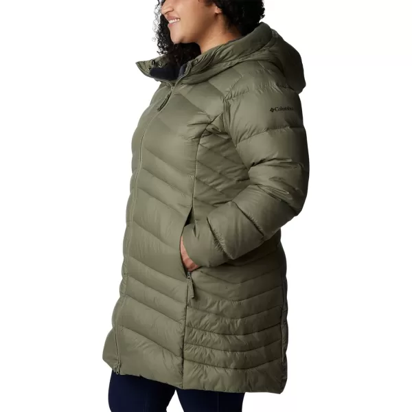 Columbia womens Autumn Park Down Mid JacketStone Green