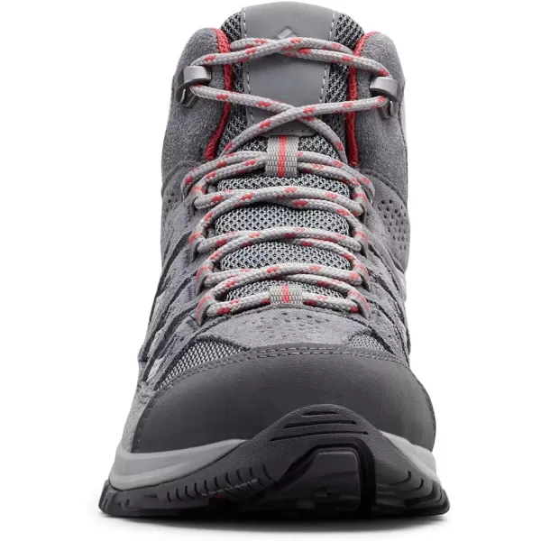Columbia womens Crestwood Mid Waterproof Hiking BootGraphite Daredevil