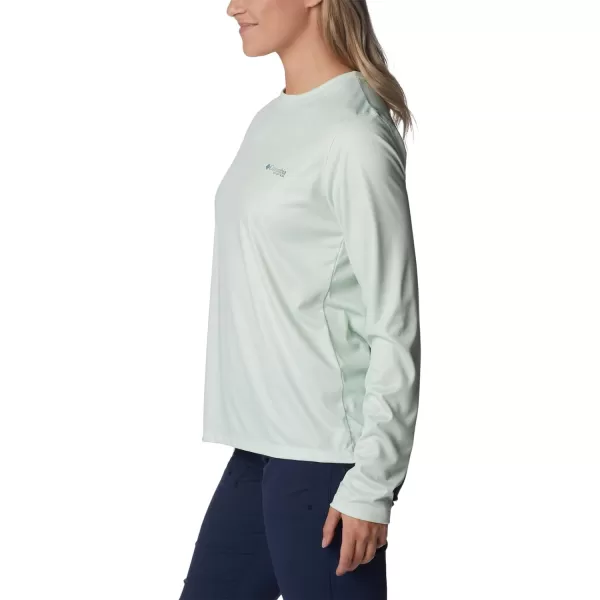 Womens Tidal Tee PFG Fish Flag LsLight LimeSafari Gradient