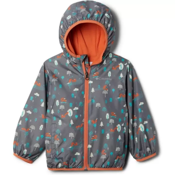 Columbia Baby Boys Mini Pixel Grabber Ii Wind JacketCity Grey Vulpine