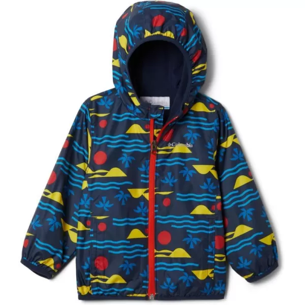 Columbia Baby Boys Mini Pixel Grabber Ii Wind JacketCollegiate Navy Seaside