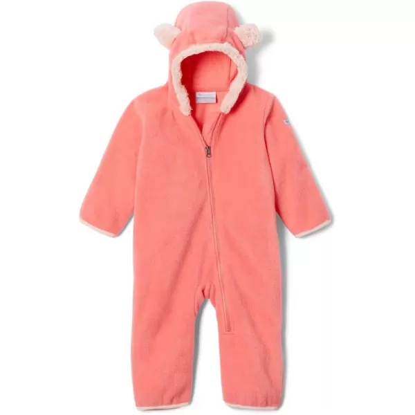 Columbia Baby Boys Tiny Bear Ii Bunting Warm Soft FleeceBlush Pink