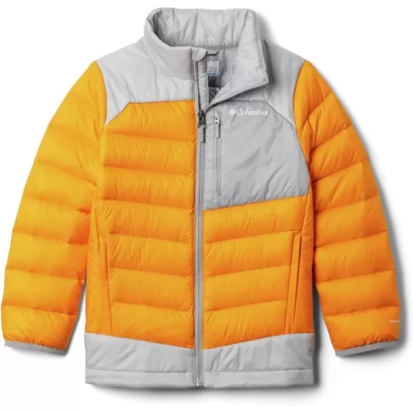 Columbia Boys Autumn Park Down JacketFlame OrangeColumbia Grey